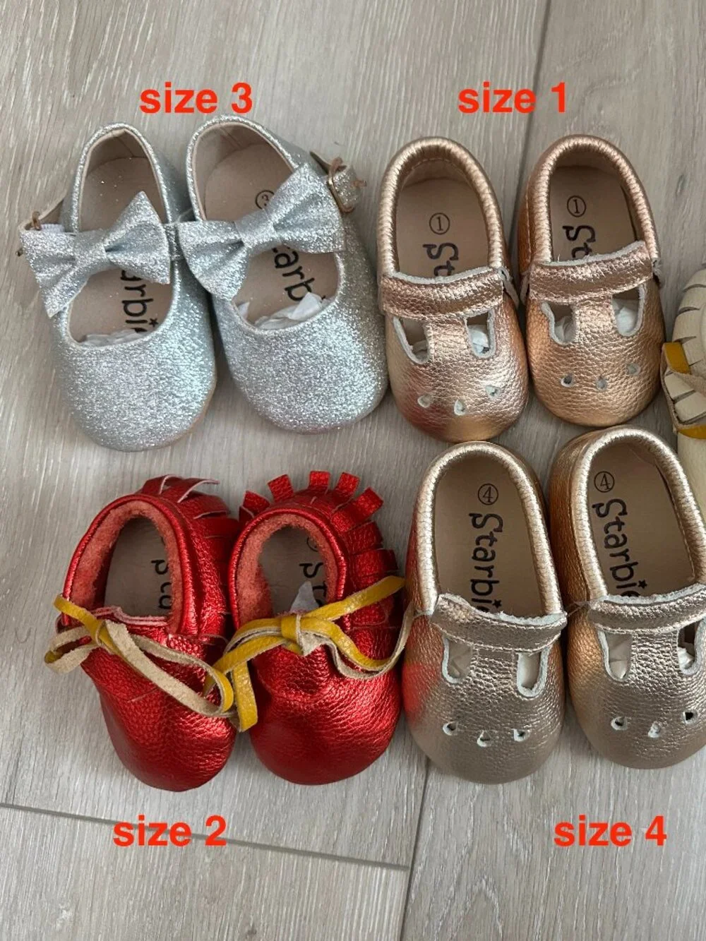5 pairs various size lots Baby Shoes Lots Flash Sale toddler Shoes Sandals